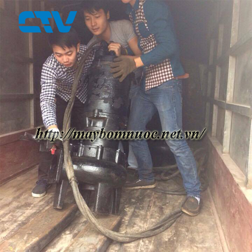 Cho thuê máy bơm nước thải Ebara