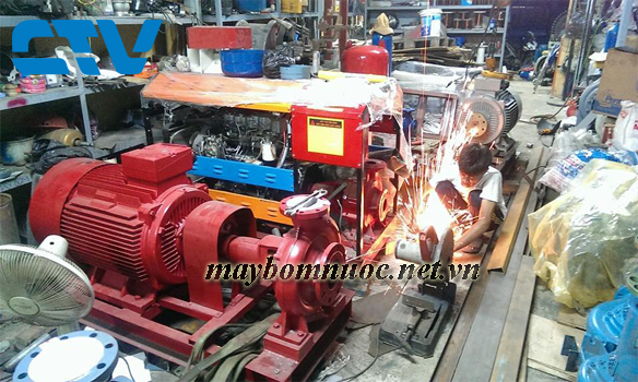 Bảo dưỡng máy bơm cứu hỏa chạy điện