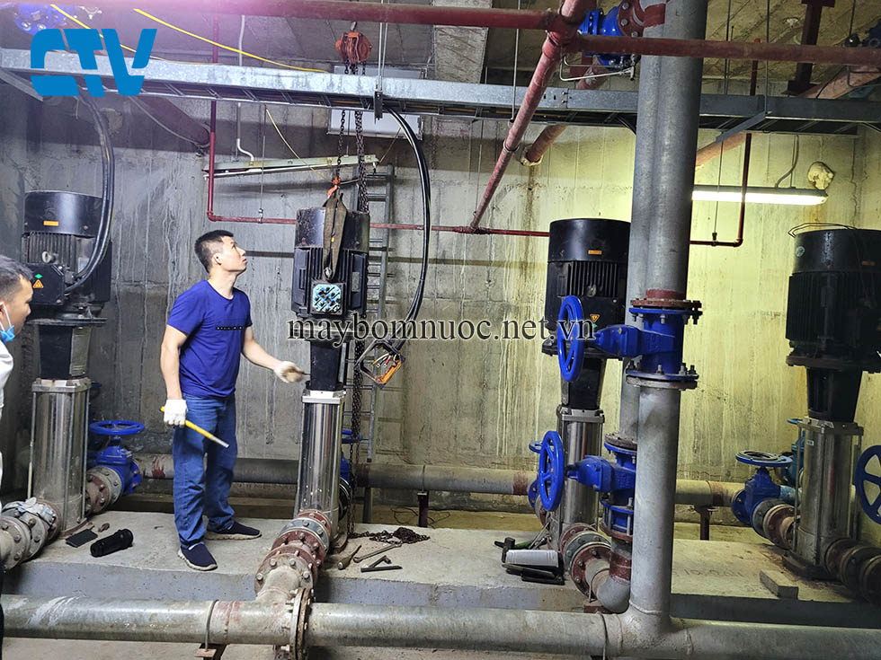 Sửa chữa, bảo dưỡng máy bơm trục đứng chuyên nghiệp tại Hà Nội