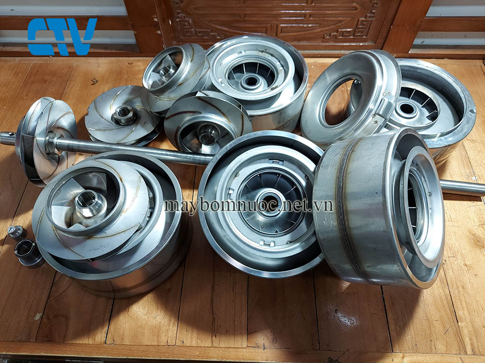 Bộ Ruột Buồng Máy Bơm Trục Đứng các Hãng : CNP, single, Grundfos, Ewara, ...