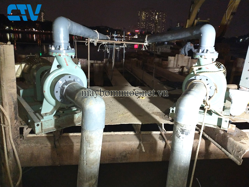 Cho thuê máy bơm nước công nghiệp tại miền Bắc