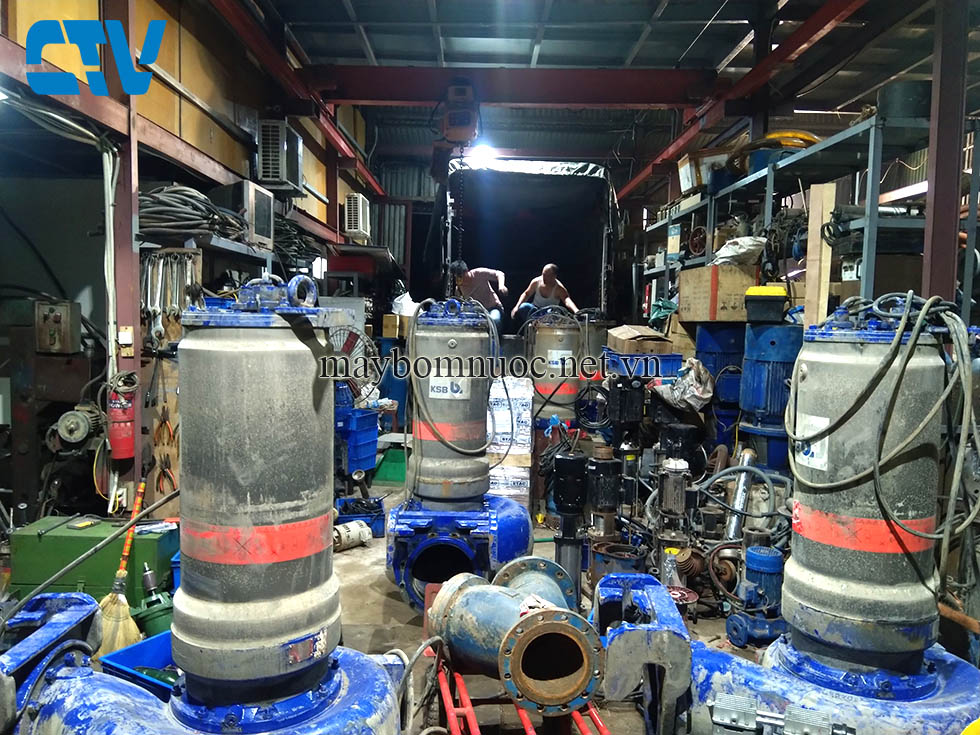 Dịch vụ sửa máy bơm chìm nước thải uy tín, chuyên nghiệp tại Hà Nội