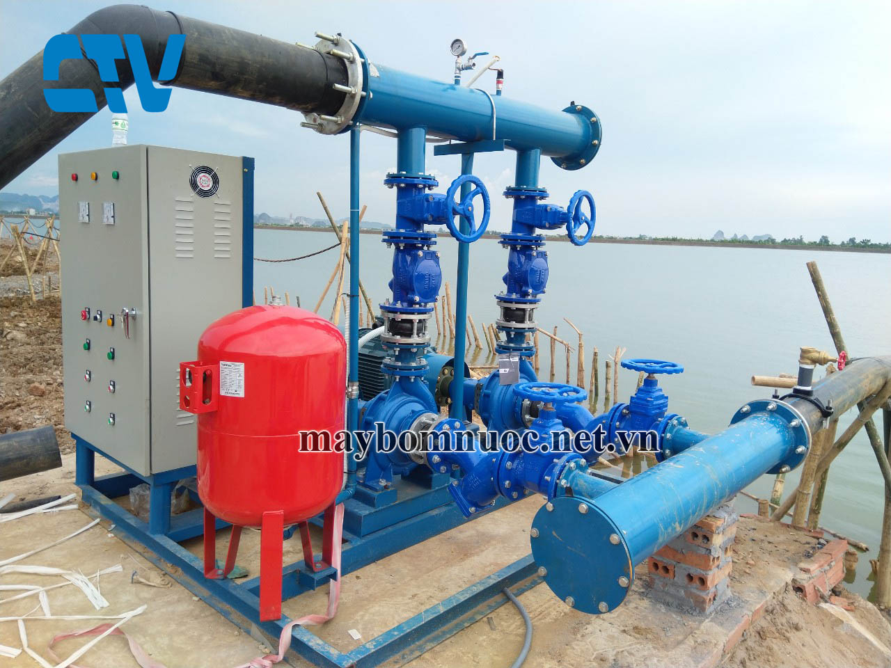 Thiết kế hệ thống máy bơm tăng áp uy tín tại miền Bắc