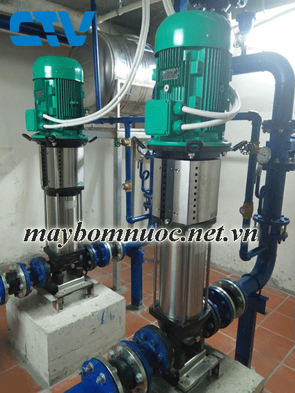 Lắp đặt hệ thống máy bơm cấp nước sinh hoạt