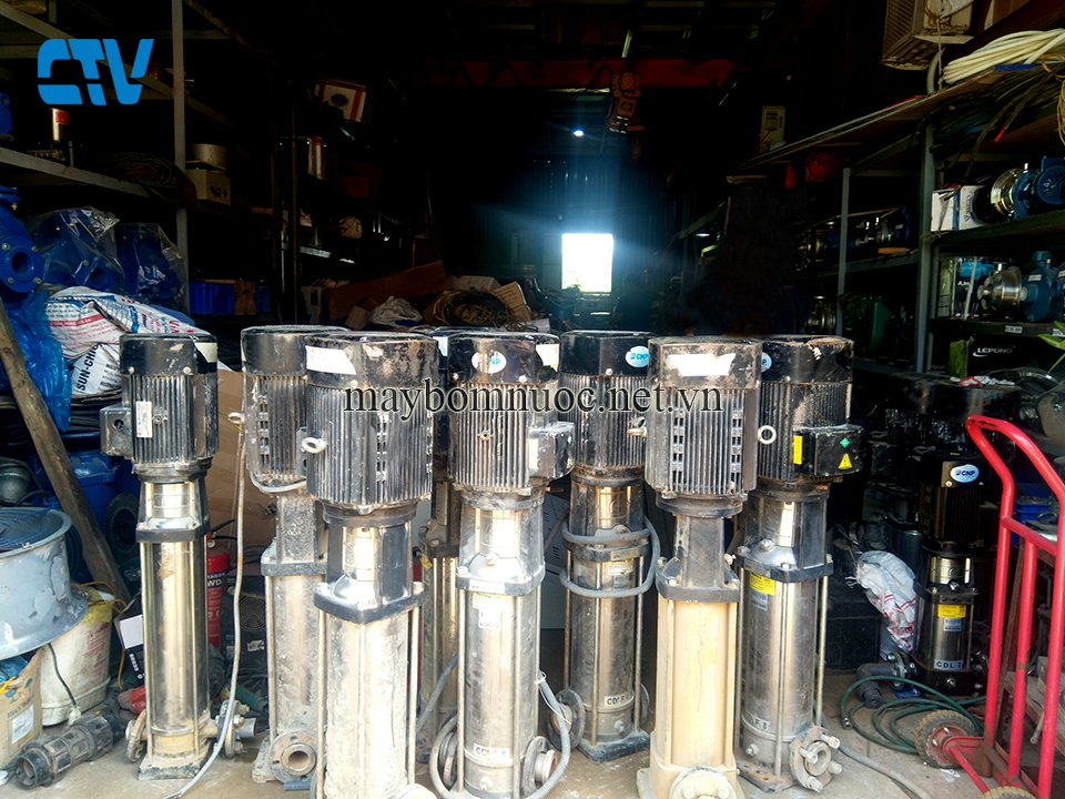 Cho thuê máy bơm trục đứng tại miền Bắc
