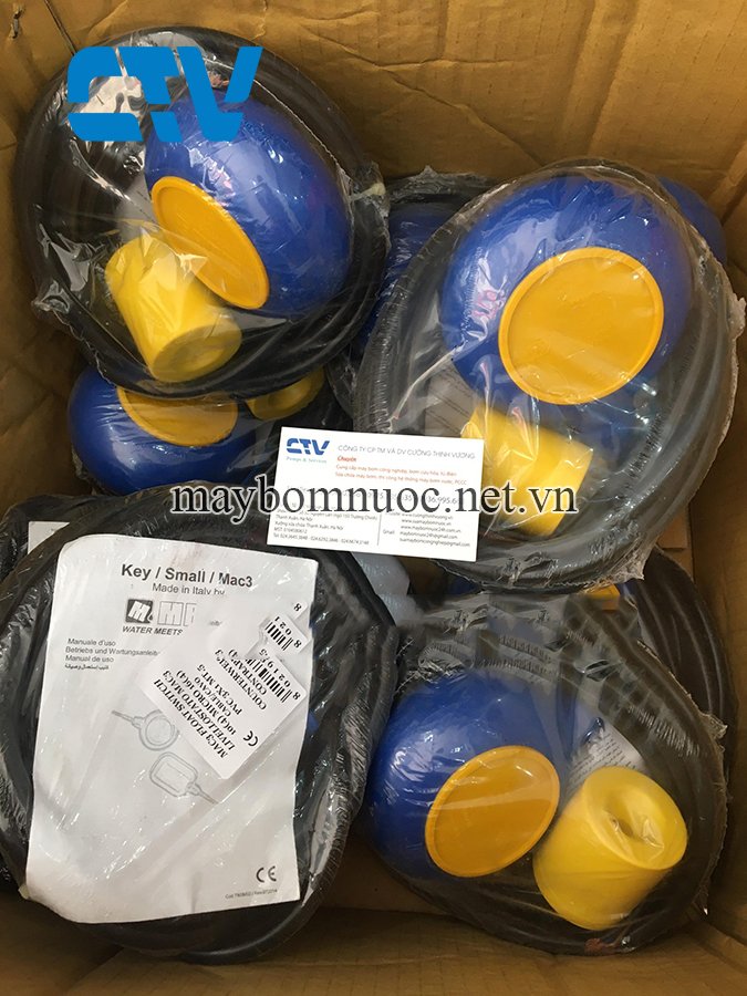 Phao bơm điện, phao chống cạn, chống tràn MAC3 Italy