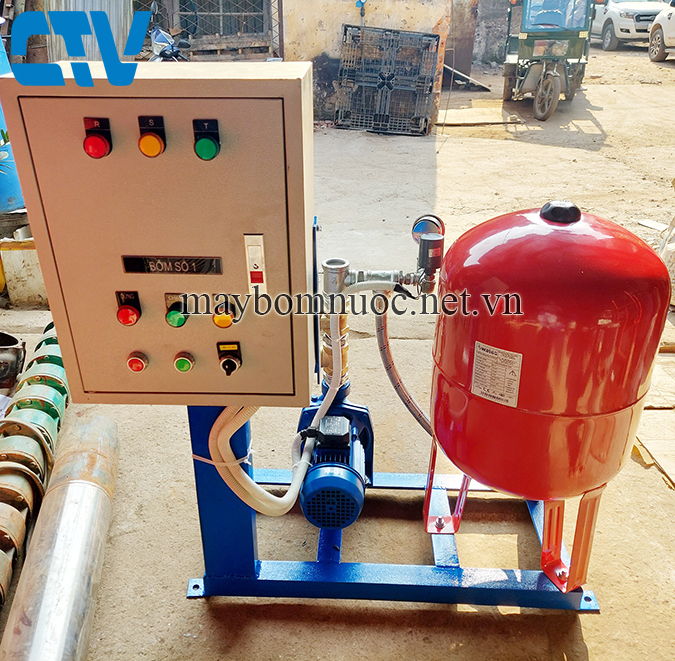 Tủ điện máy bơm, Tủ điện điều khiển cụm 1 máy bơm tăng áp
