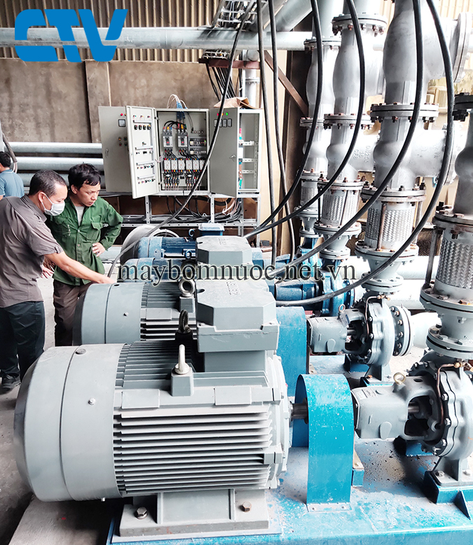 Lắp đặt tủ điện điều khiển động cơ máy bơm 110Kw bằng khởi động từ