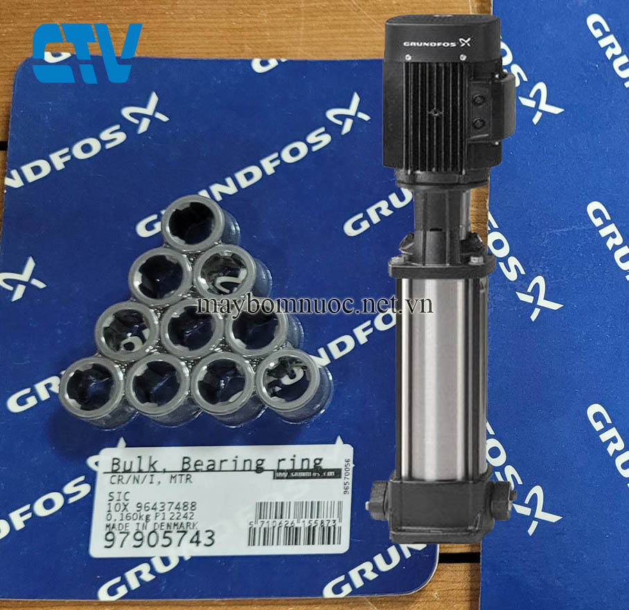 Bơm trục đứng Grundfos CR - Bạc đá máy bơm