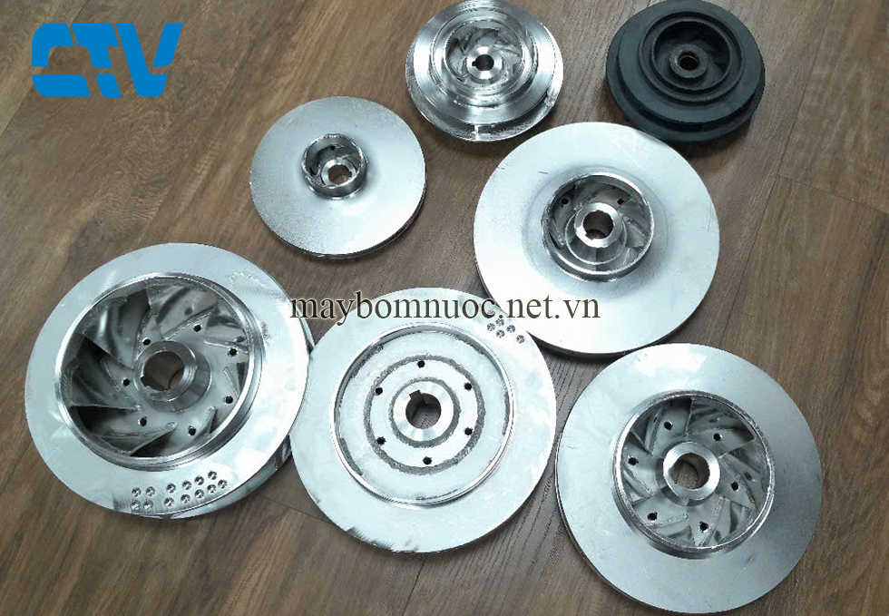 Gia công cánh máy bơm nước inox 304 các loại bơm